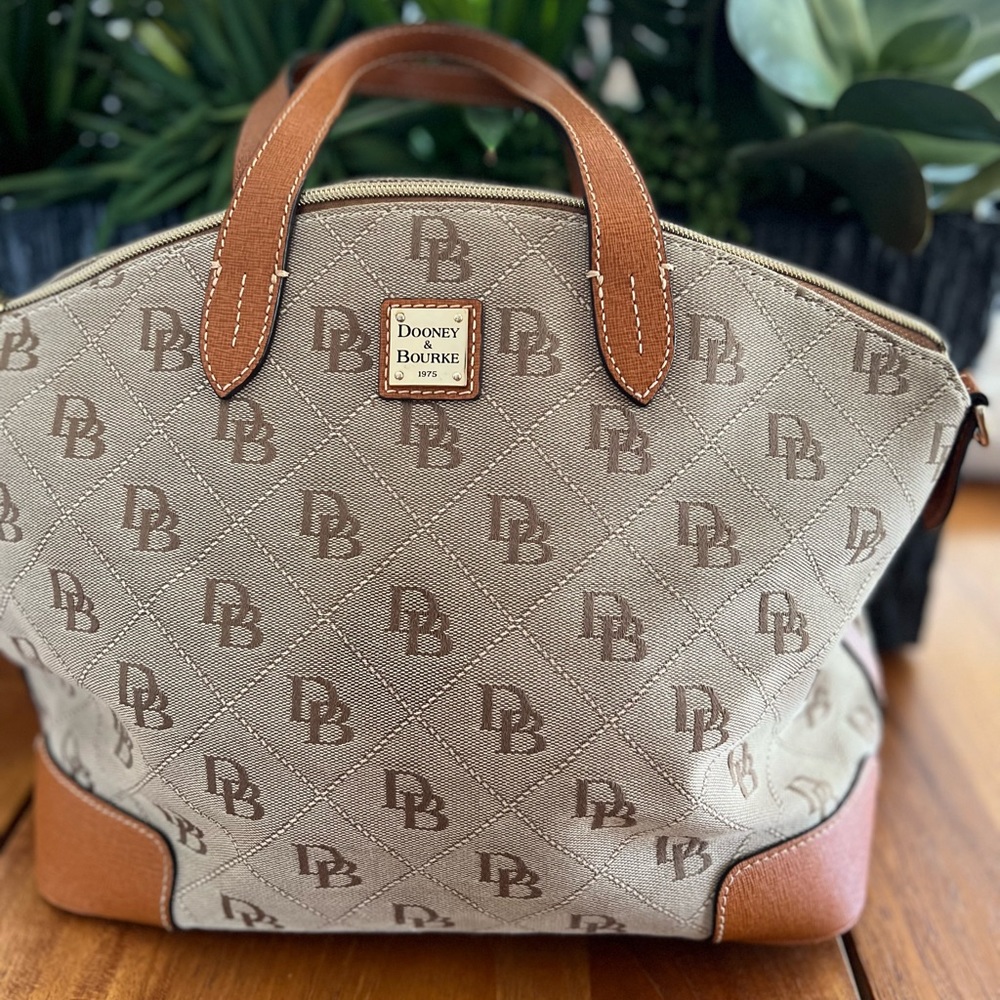 Dooney & Bourke Quilted Monogram Satchel
